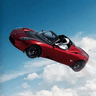 flying tesla roadster (FTR)